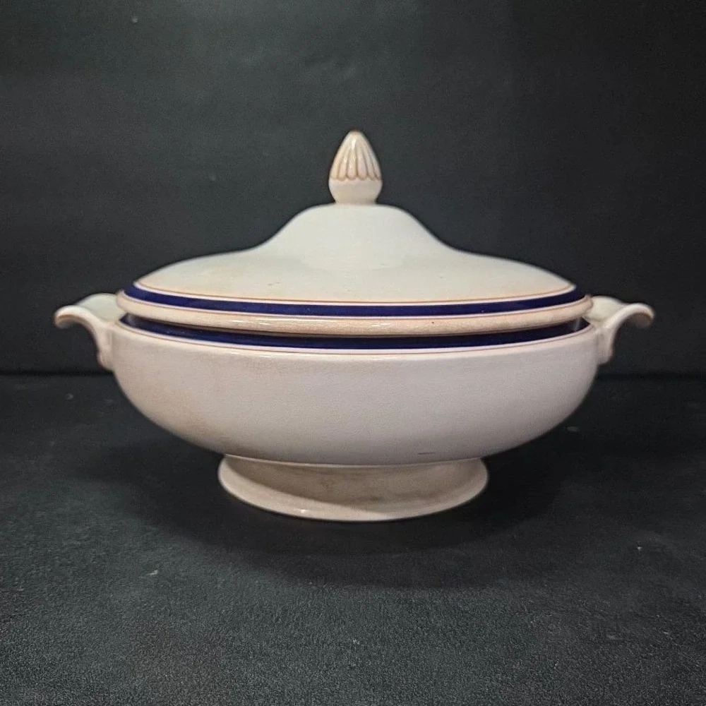 Pountrey & Co. LTD. Soup Tureen,‎ Vintage Covered Serving Dish, England China